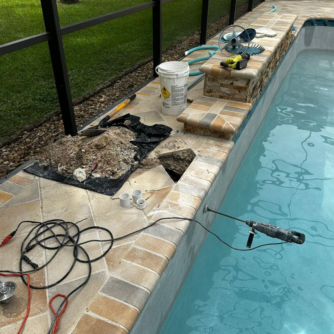 VACCUM LINE BROKEN PVC REPAIR